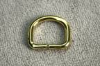 D-Ringe - Halbringe - 16 mm Messing 299