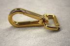 Karabinerhaken 25 mm Vergoldet 022