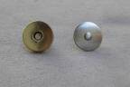 10 Magnetknopf  - 14 mm Magnetverschluss Nickel 257