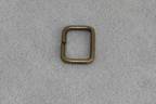 Rechteckringe - 15 mm - Altmessing 333