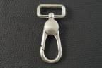 Karabinerhaken - 25 mm - Nickel Satiniert - 356