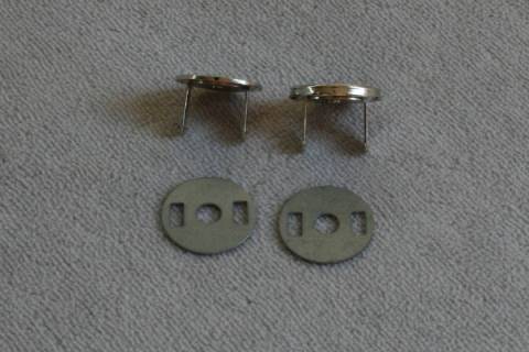 10 Magnetkn&ouml;pfe - Magnetverschl&uuml;sse - 18 mm - Flach 176 - Bild: a2