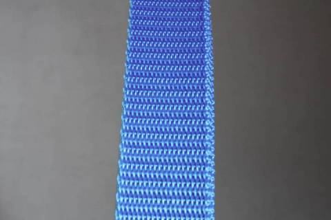 10 Meter Gurtb&auml;nder 25 mm Hellblau - Bild: A3