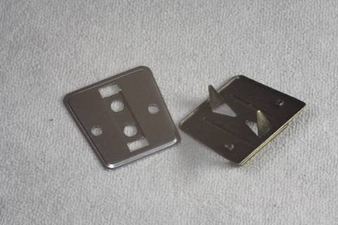 10 Steckverschl&uuml;sse - Mappenverschl&uuml;sse Altmessing H5-246 - Bild: a2