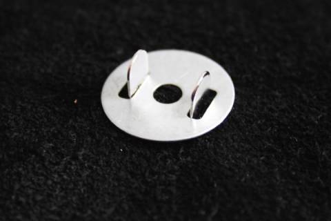 100 Magnetverschl&uuml;sse 18 mm Nickel H1-168 - Bild: A4