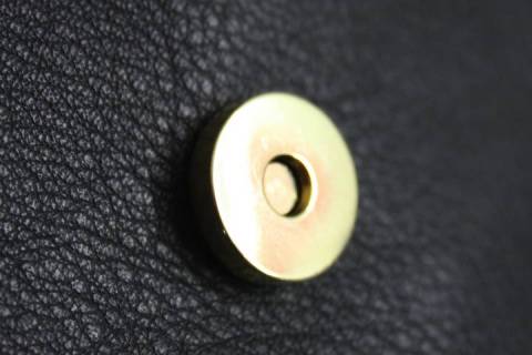 100 Magnetverschl&uuml;sse 18 mm Gold H4-169 - Bild: A2