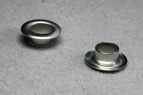 100 &Ouml;sen - Eyelets Box 8,7 mm Silver - Bild: A2