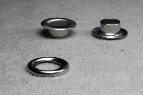 100 &Ouml;sen - Eyelets Box 8,7 mm Silver - Bild: A3