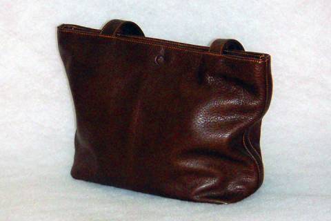 Sonnenleder Shopper - Bild: Farbe-Braun77