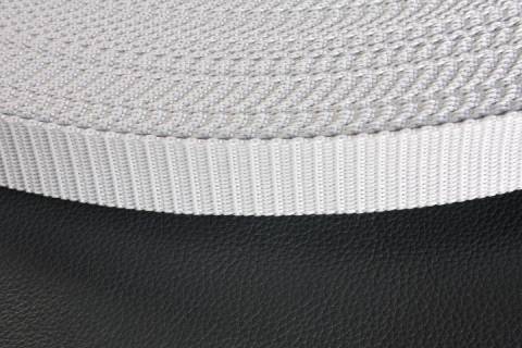 10 Meter Gurtb&auml;nder 25 mm Hellgrau