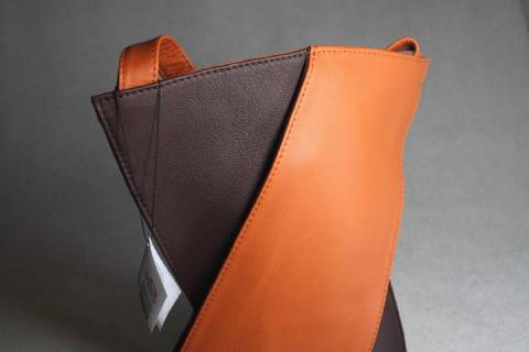 Olbrish-b Lederhandtaschen Generation X 12008 - Braun-Natur