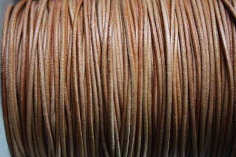 Stabiles K&auml;nguru - Endloslederband 1 mm - Bild: Farben-Braun_1