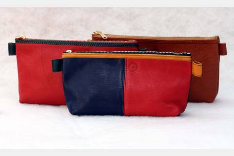 Stiftem&auml;ppchen - Leder - Schlamper Berit