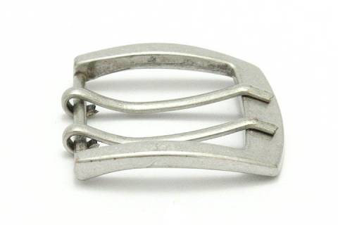 Altsilber - Doppelstegg&uuml;rtelschnallen 40 mm 038 - N1