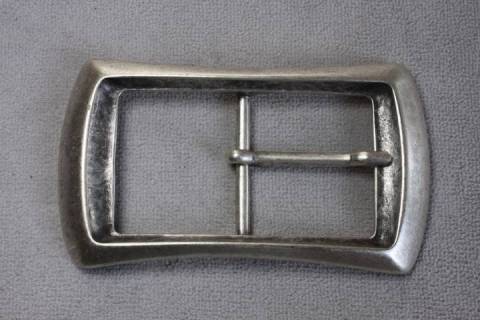 Altsilber - Doppelstegg&uuml;rtelschnallen 40 mm 085 - N1