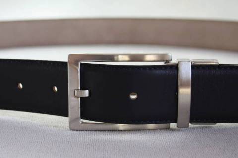 Anzugg&uuml;rtel Blau 35 mm 157 - Bild: A3