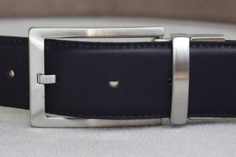 Anzugg&uuml;rtel Blau 35 mm 157 - Bild: A4