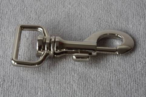 Karabinerhaken - Bolzenkarabiner 25 mm Nickel 012 - Bild: A1