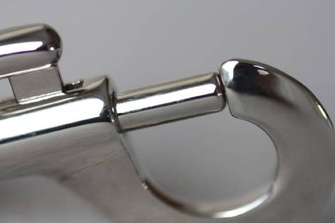 Karabinerhaken - Bolzenkarabiner 25 mm Nickel 012 - Bild: A4