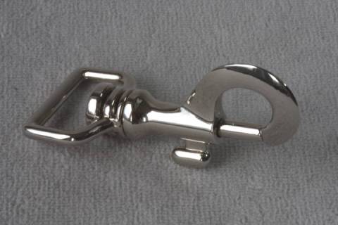 Karabinerhaken - Bolzenkarabiner 25 mm Nickel 012 - Bild: A6