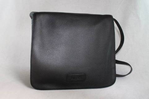 Messenger Bag - Leder - Hochformat