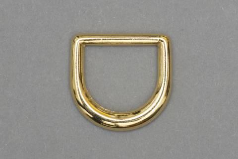 D - Ring - Halbring 20 mm vergoldet 145