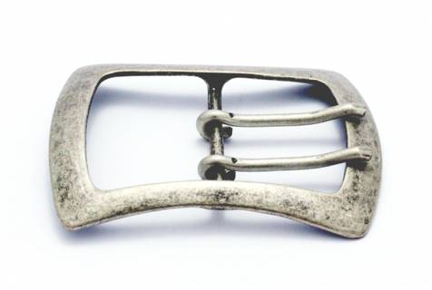 Doppeldorn - Doppelsteg G&uuml;rtelschnallen 60 mm - 015 N1 - Bild: A3