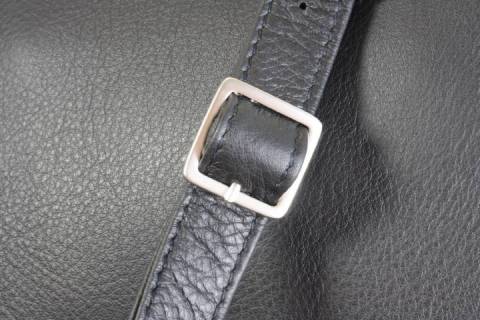 Generation X - Lederrucksack Schwarz  / Weiss - Bild: A5