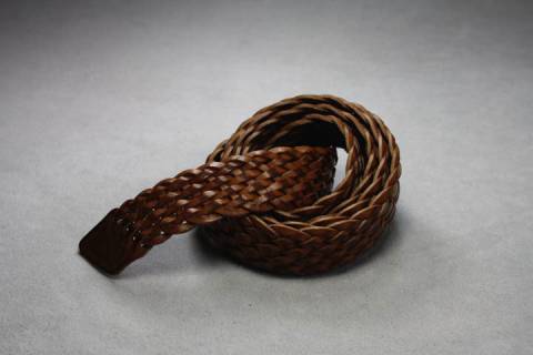 Gepflochtener Lederriemen Ambar - Bild: A2