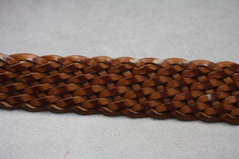 Gepflochtener Lederriemen Ambar - Bild: A4