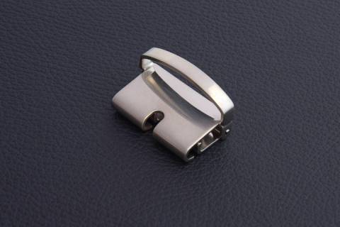 Massiv G&uuml;rtel - Klemmschlaufen 40 mm - 12A - Satiniert