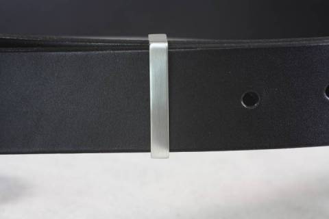 G&uuml;rtelschlaufe Messing Palladium 30 x 8 mm - 4B