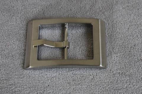 Doppelsteg - G&uuml;rtelschliessen Palladium satiniert 30 mm - 205 - Bild: A1