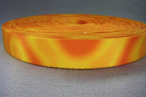 10 Meter Gurtb&auml;nder 25 mm - Feuerflammenmuster - Bild: A1