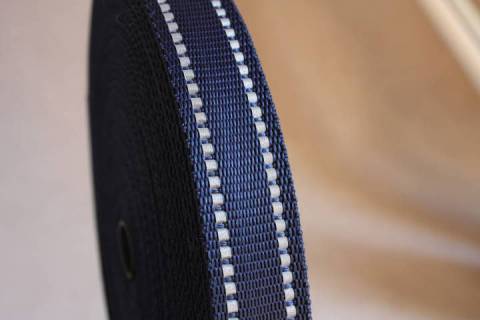 10 Meter Reflektorb&auml;nder 25 mm - Bild: Farbe-Blau_3