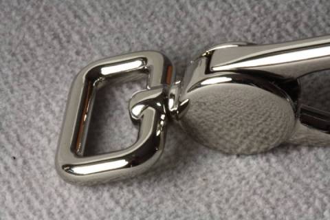 Karabinerhaken 15 mm Nickel Gl&auml;nzend 363 - Bild: A2