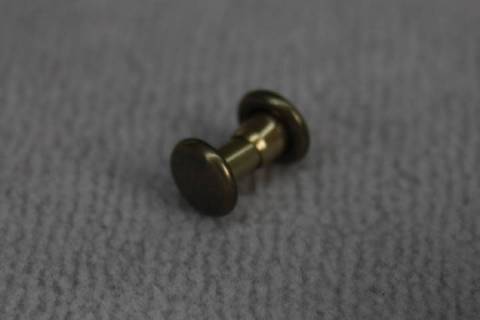 100 Doppelkopf - Hohlnieten 5/7 Altmessing 380 - Bild: A1