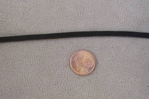 Lederb&auml;nder - K&auml;nguruflechtlederband 3 mm