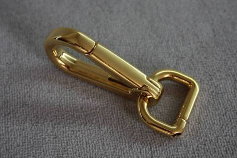 Karabinerhaken 20 mm Vergoldet 020 - Bild: A2