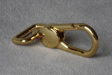 Karabinerhaken - 25 mm - Gold - 356 - Bild: A3