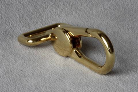Karabinerhaken - 25 mm - Gold - 356 - Bild: A4