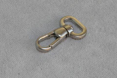 Karabinerhaken 16 mm Mattnickel 174 - Bild: A2