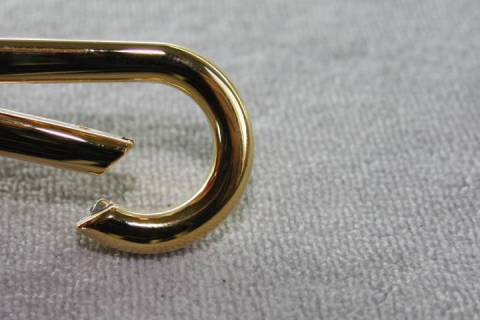 Karabinerhaken 25 mm Vergoldet 022 - Bild: A2