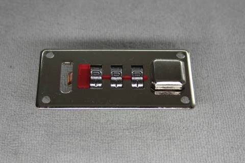 Koffer - Zahlenschloesser Silbern - 34 mm 127A - Bild: A1