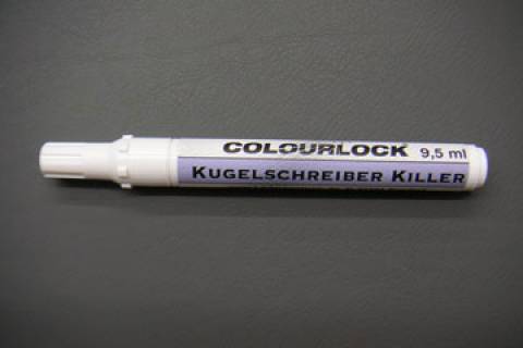 Kugelschreiberstrich-Entferner f&uuml;r Leder und Textilien