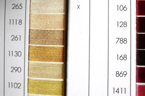 N&auml;hgarn - Ledergarn St&auml;rke 20 - 2500 - Bild: Farbe-Apriko-mild-1118