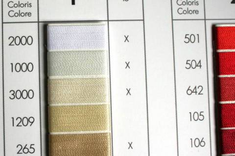 N&auml;hgarn - Ledergarn St&auml;rke 20 - 200 - Bild: Farbe-Rohweiss-1000