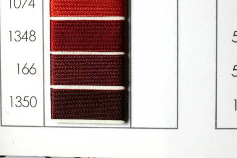 N&auml;hgarn - Ledergarn St&auml;rke 20 - 600 - Bild: Farbe-Rostrot-166