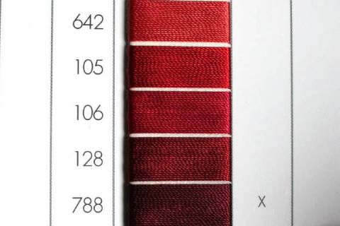 N&auml;hgarn - Ledergarn St&auml;rke 20 - 200 - Bild: Farbe-Rotviolett-106