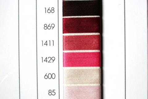 Garne - Faeden - Zwirne 400 - 1.200 - Bild: Farbe-Altrosa-1411